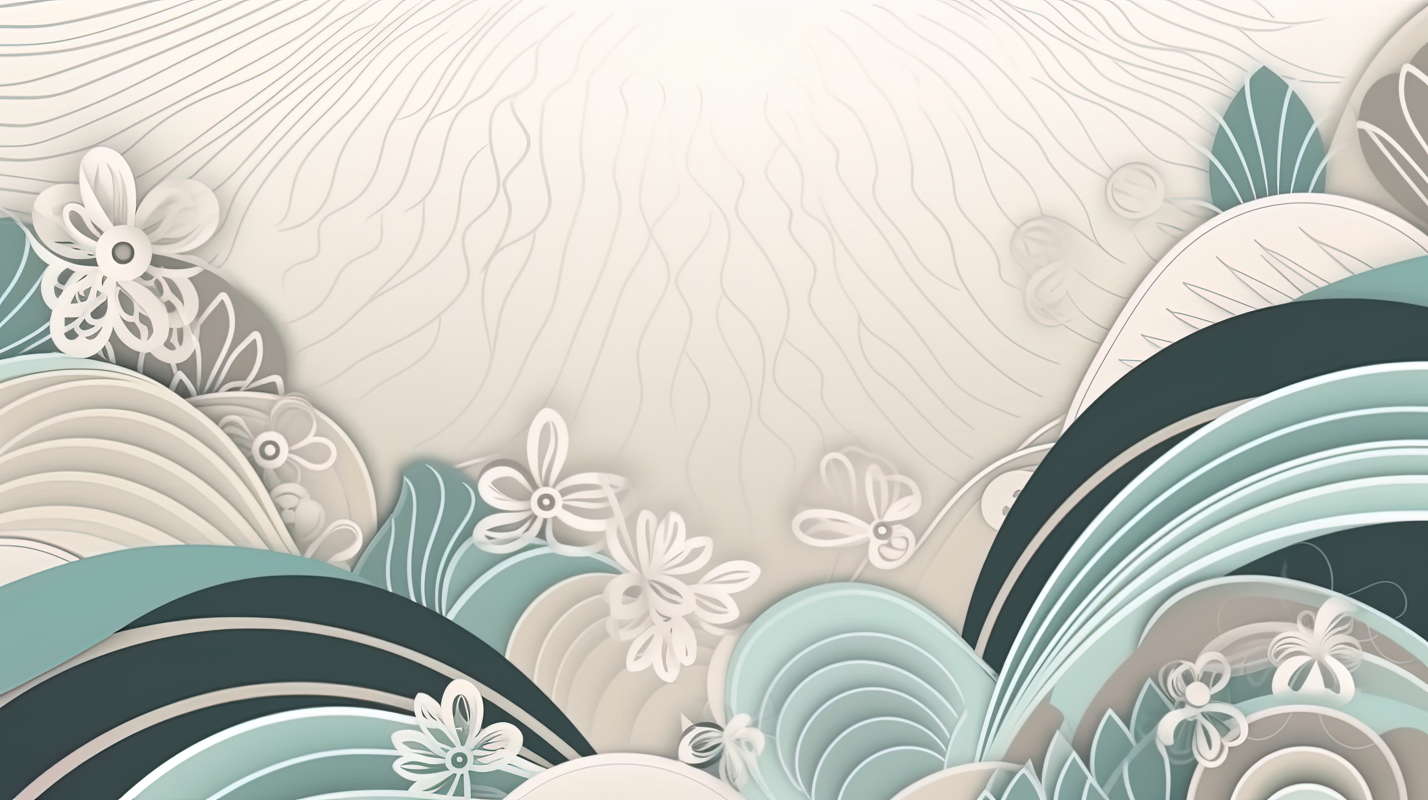 organic asian japanese line wave pattern oriental pattern tradit